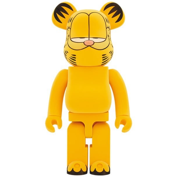 1000 % Bearbrick - Garfield (Flocky ed.)