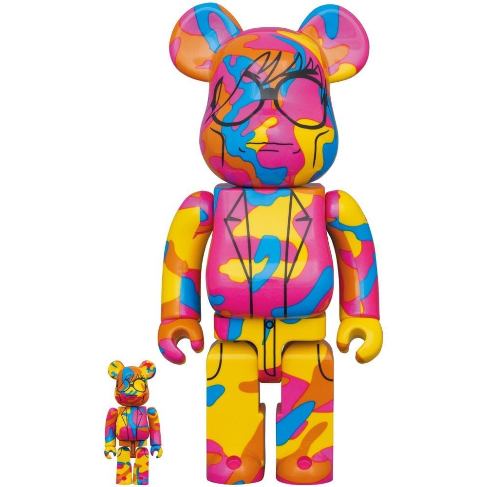 400% &amp; 100% Bearbrick Set - Andy Warhol (Special Edition BWWT 3)