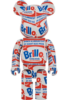 1000 % Bearbrick - Andy Warhol (Brillo)