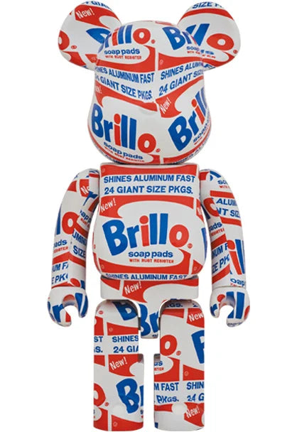 1000 % Bearbrick - Andy Warhol (Brillo)