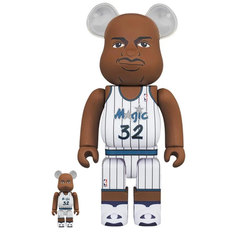 400% &amp; 100% Bearbrick Set - Shaquille O'Neal (Orlando Magic)