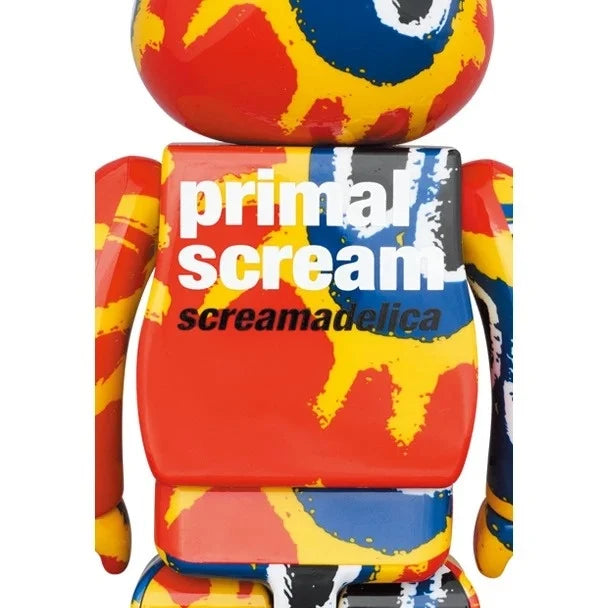 400% &amp; 100% Bearbrick-set - Primal Scream (Screamadelica)