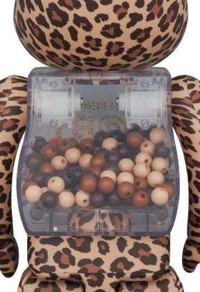 400% &amp; 100% Bearbrick-set - Min första Bearbrick-unge (Leopard)