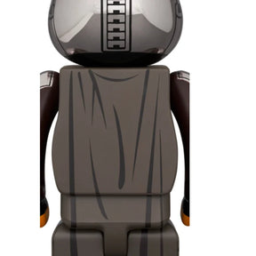 400% &amp; 100% Bearbrick - Mandalorian Chrome-utgåvan (BWWT3)