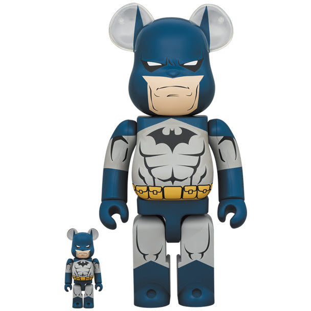400% & 100% Bearbrick-set - Batman (Hush)