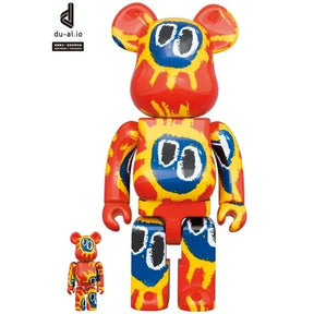 400% &amp; 100% Bearbrick-set - Primal Scream (Screamadelica)