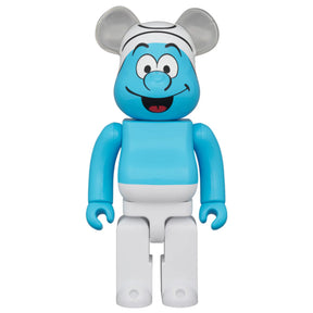 400% Bearbrick – Smurf (Blå)