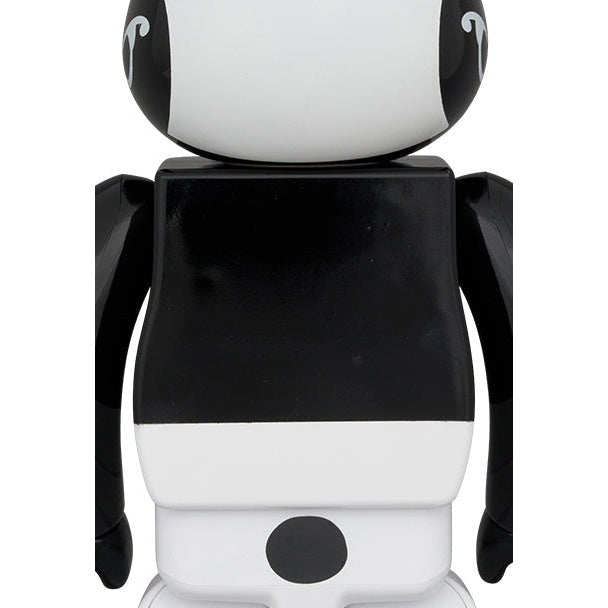 400% Bearbrick - Smurf (Svart)