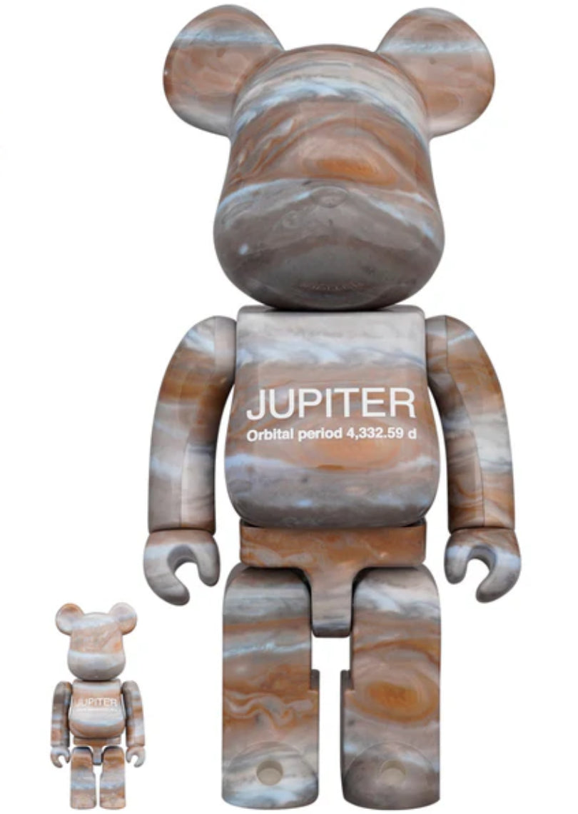 400% & 100% Bearbrick Set – Jupiter (NASA)