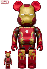 400% & 100% Bearbrick - Iron Man - Mark 43 (Infinity Saga)