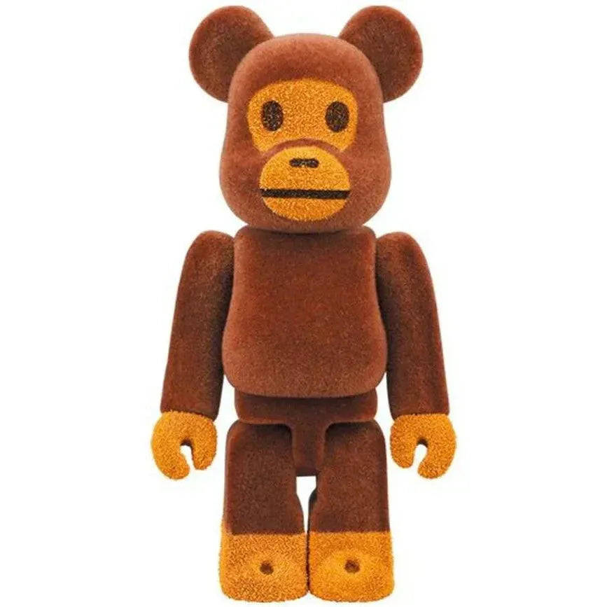 400% & 100% Bearbrick sæt - Baby Milo by BAPE - (Flocky ver.)