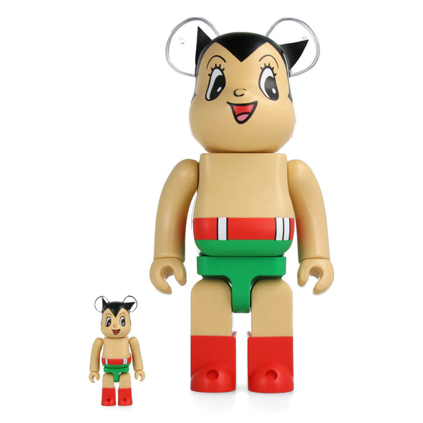 100% &amp; 400% Bearbrick-set - Astro Boy (Första färgversionen)