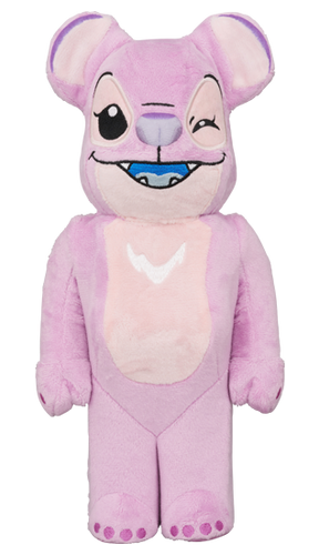 400% Bearbrick – Angel – Stitch (Kostymversion)