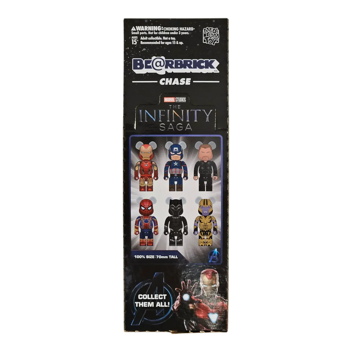 100% Bearbrick Blindbox Chase-serie - MARVEL Infinity Saga